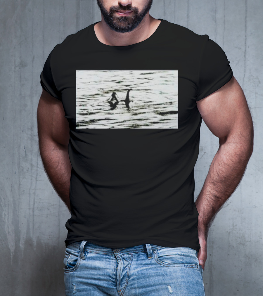 Louis Wearing Palace Nessie Surfers On Loch Ness Monster T-Shirt