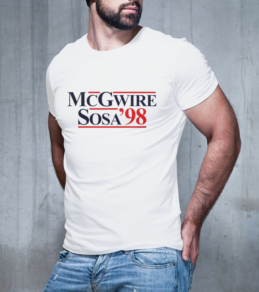 McGwire Sosa '98 Baseball Home Run Chase T-Shirt