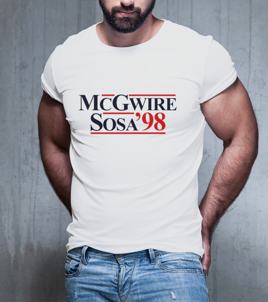 McGwire Sosa '98 Baseball Home Run Chase T-Shirt