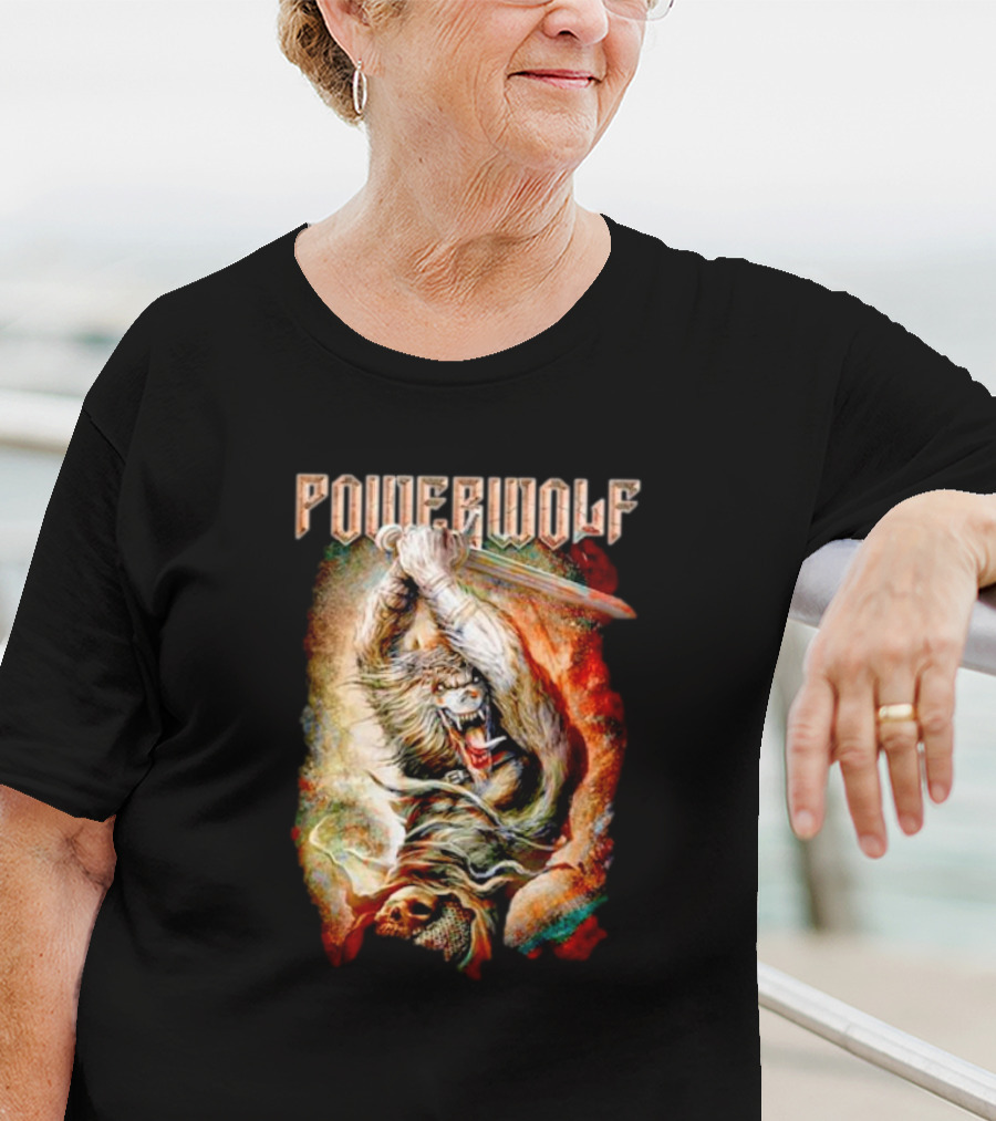 Powerwolf Wolves Of War Fearless Battle Charge T-Shirt