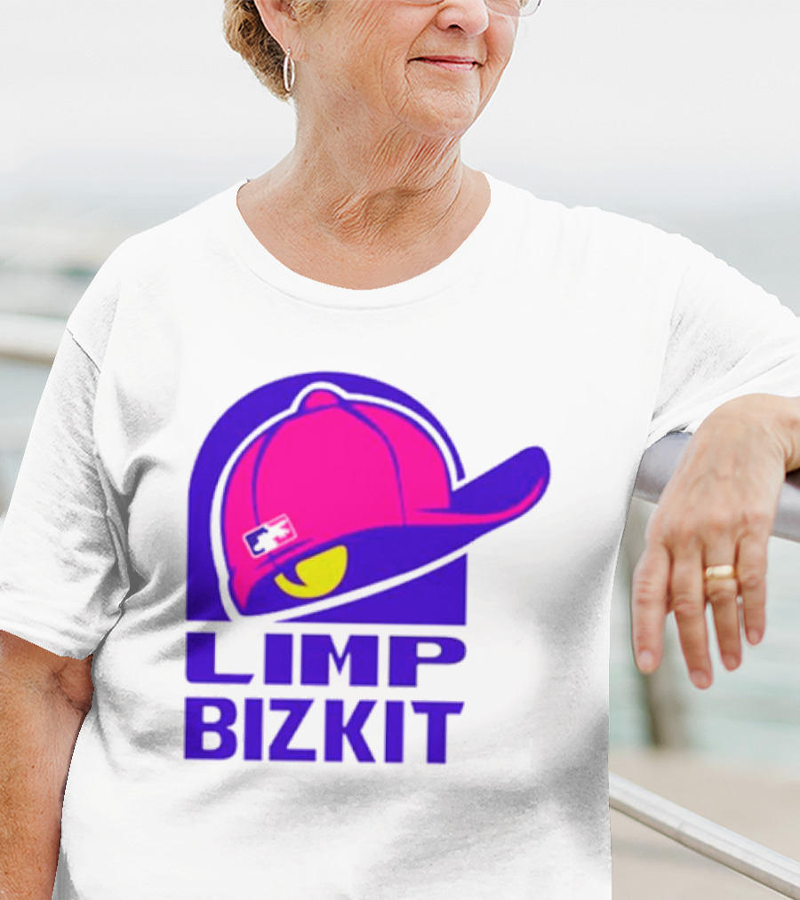 Limp Bizkit Logo With Pink Hat And Taco Bell T-Shirt