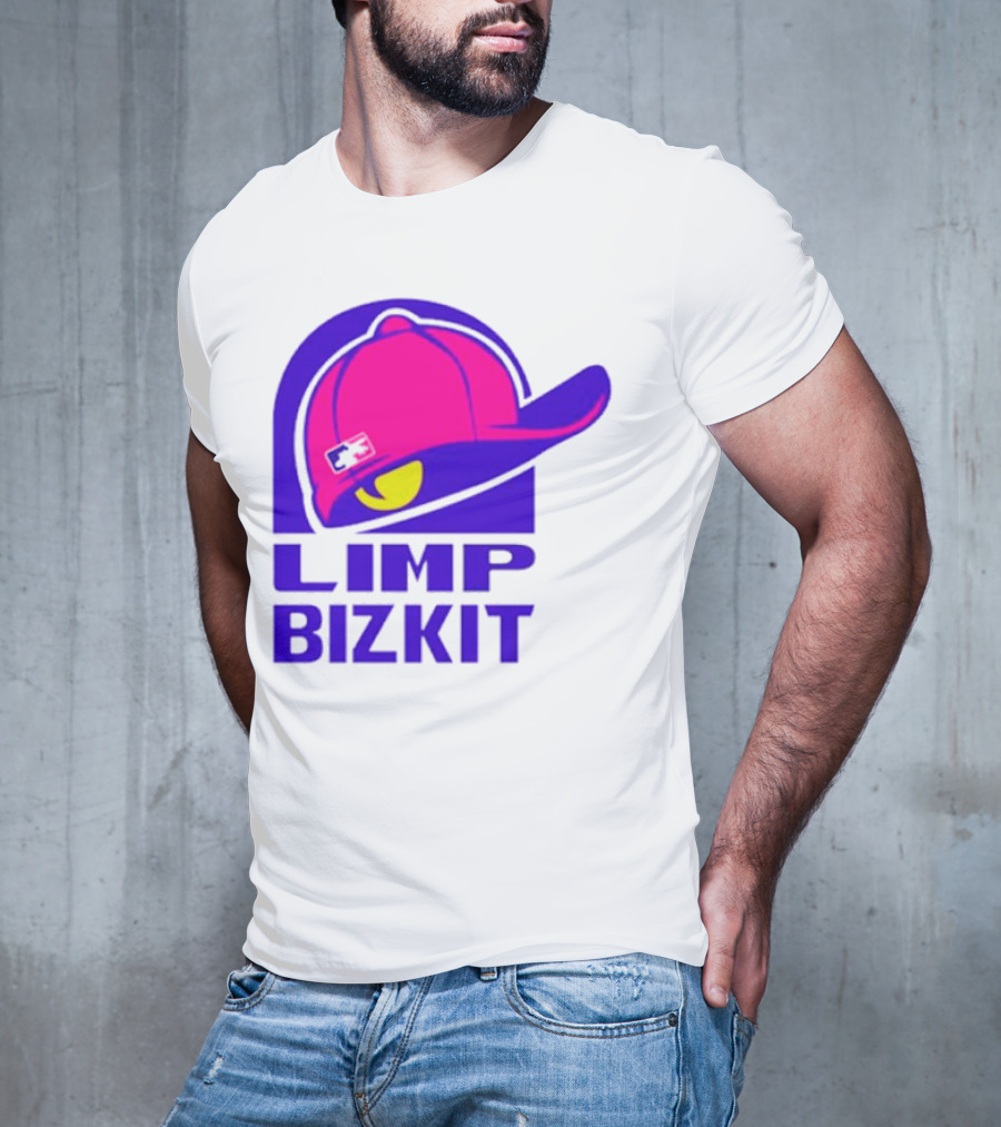 Limp Bizkit Logo With Pink Hat And Taco Bell T-Shirt