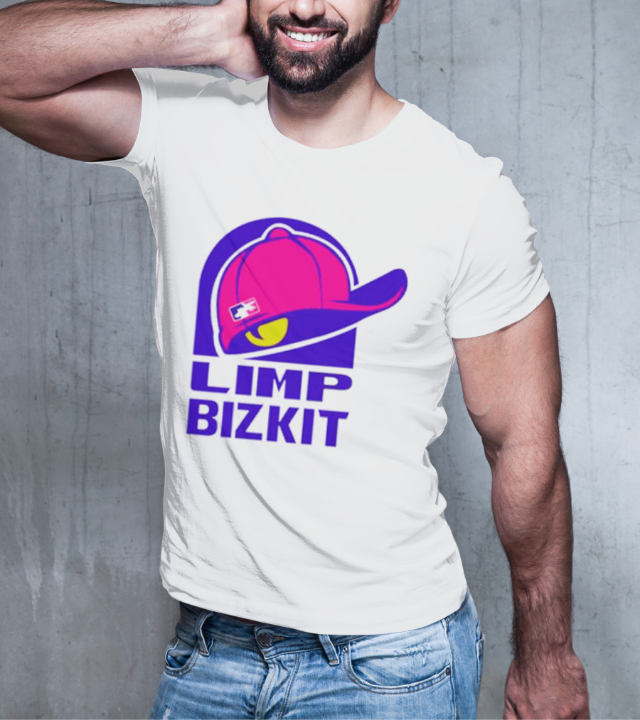 Limp Bizkit Logo With Pink Hat And Taco Bell T-Shirt