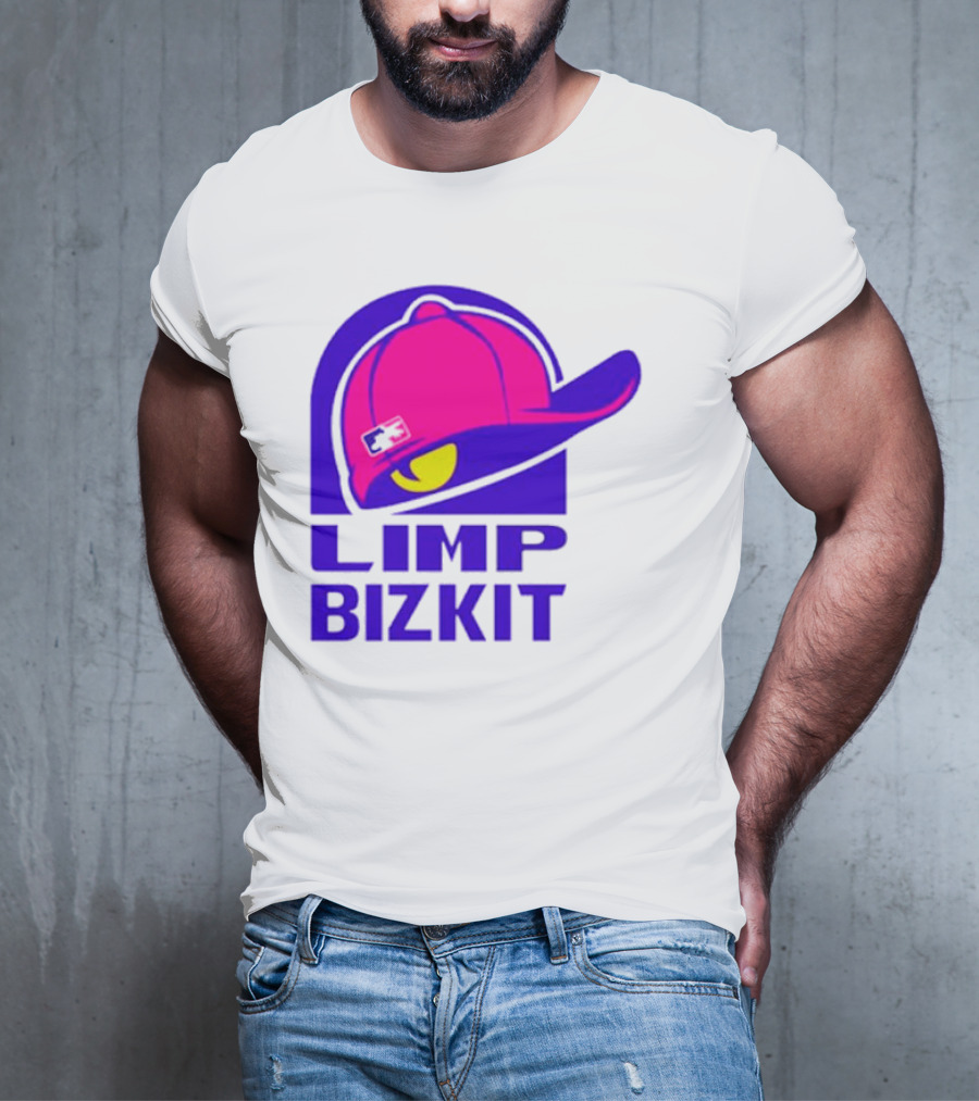 Limp Bizkit Logo With Pink Hat And Taco Bell T-Shirt