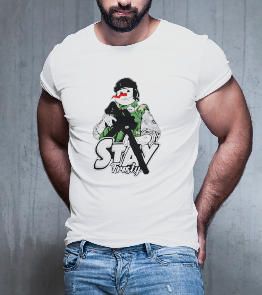 Stay Frosty Snowman Army T-Shirt
