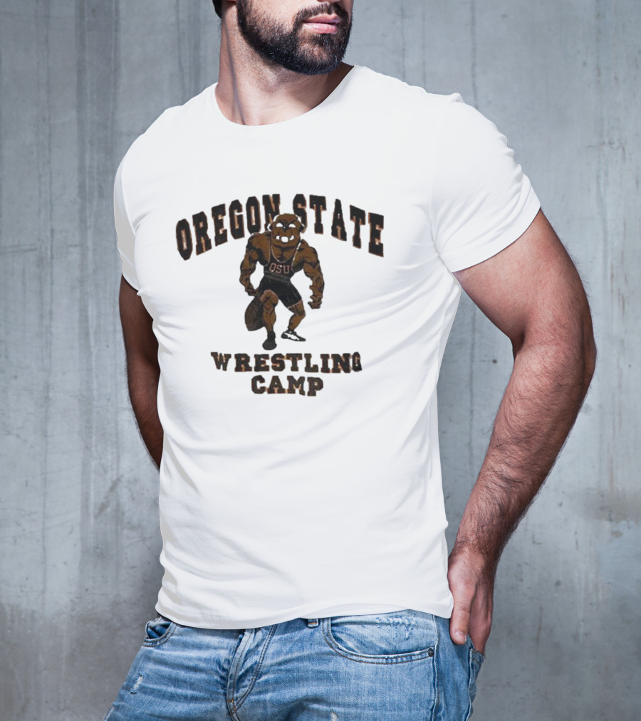Oregon State OSU Wrestling Camp Vintage Beavers T-Shirt