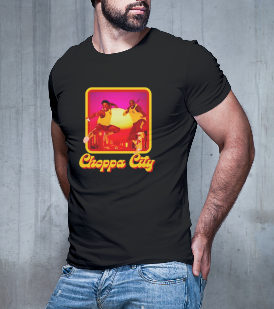 Atiba Choppa City Basketball Jump Action Duo In Yellow Outfits T-Shirt
