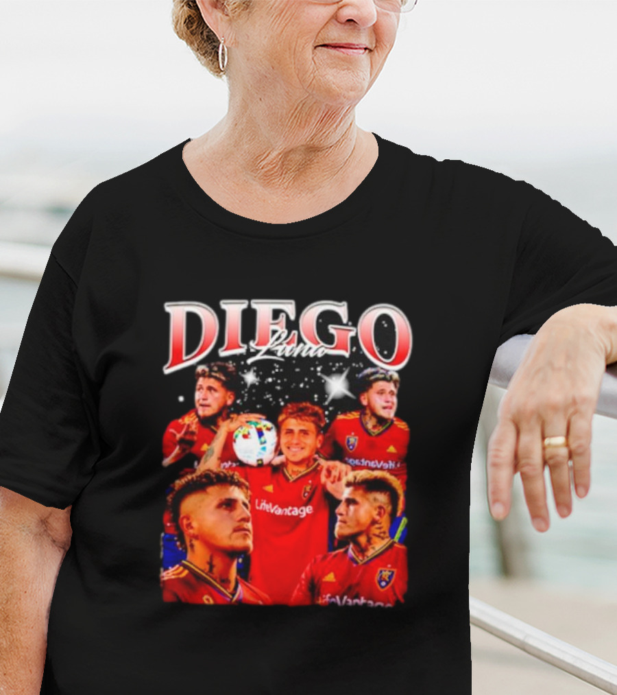 Diego Luna Real Salt Lake Soccer Star Bootleg T-Shirt