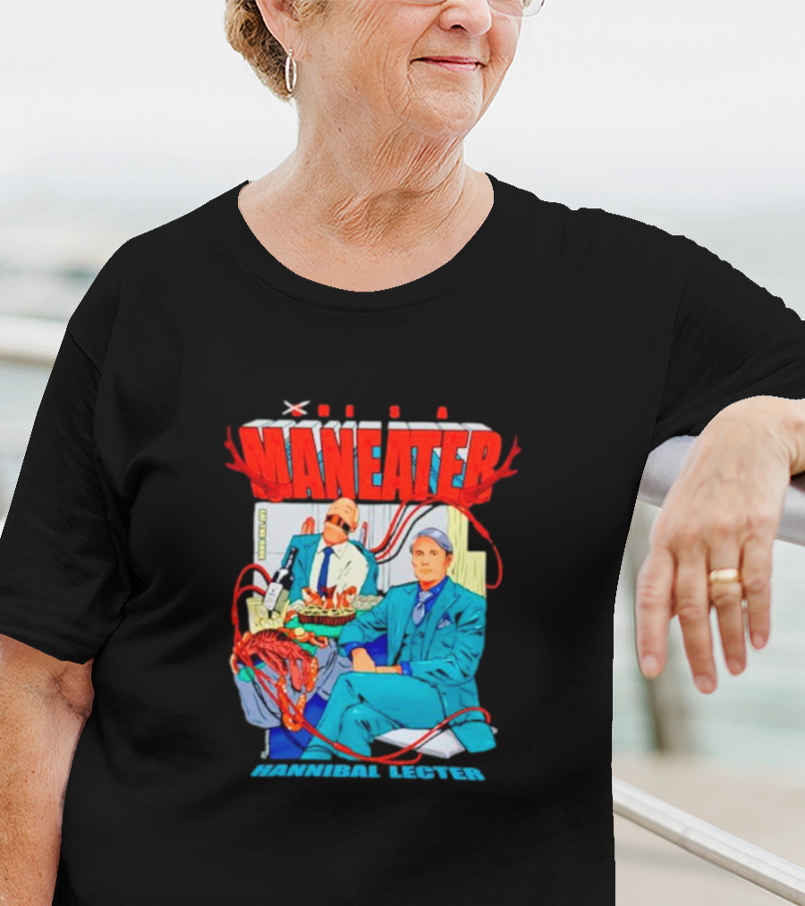 Maneater Hannibal Lecter Vintage Comic T-Shirt
