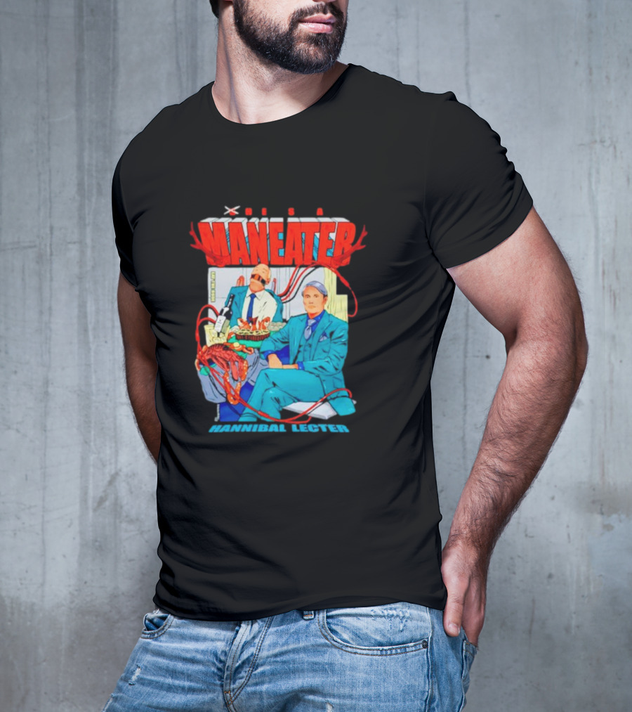 Maneater Hannibal Lecter Vintage Comic T-Shirt