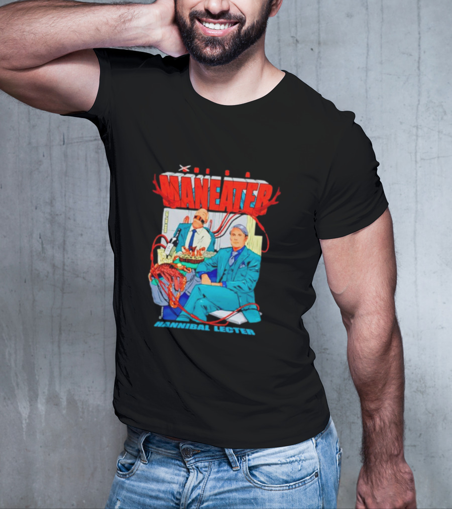 Maneater Hannibal Lecter Vintage Comic T-Shirt