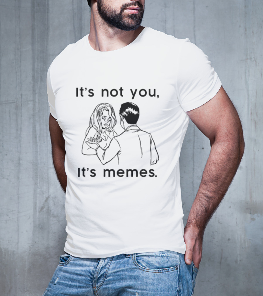 It's Not You It's Memes Comic Style Retro Humor T-Shirt