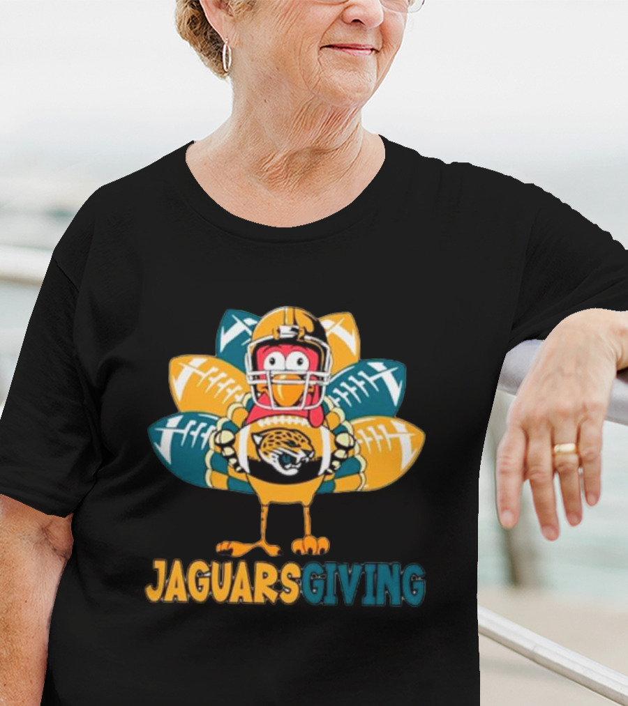Jaguarsgiving Thanksgiving Jacksonville Jaguars Turkey T-Shirt