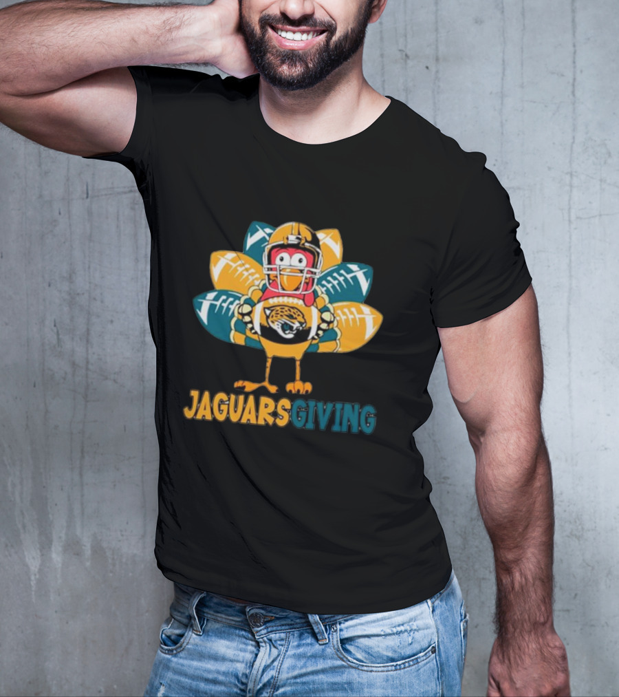 Jaguarsgiving Thanksgiving Jacksonville Jaguars Turkey T-Shirt