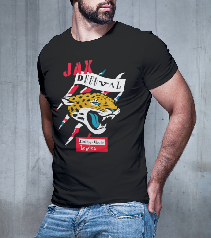 Jax Duuuval Jacksonville To London Jaguars T-Shirt