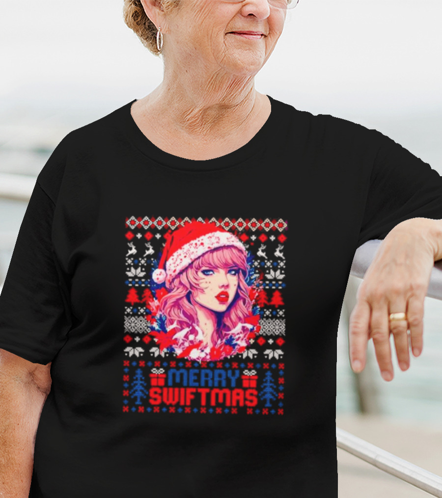 Merry Swiftmas Festive Christmas T-Shirt