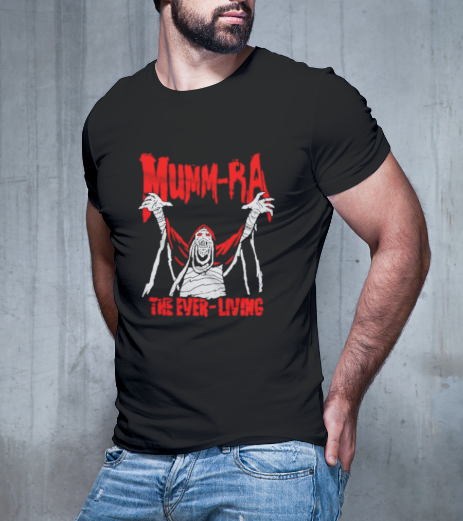 Mumm-Ra The Ever-Living Red And White T-Shirt