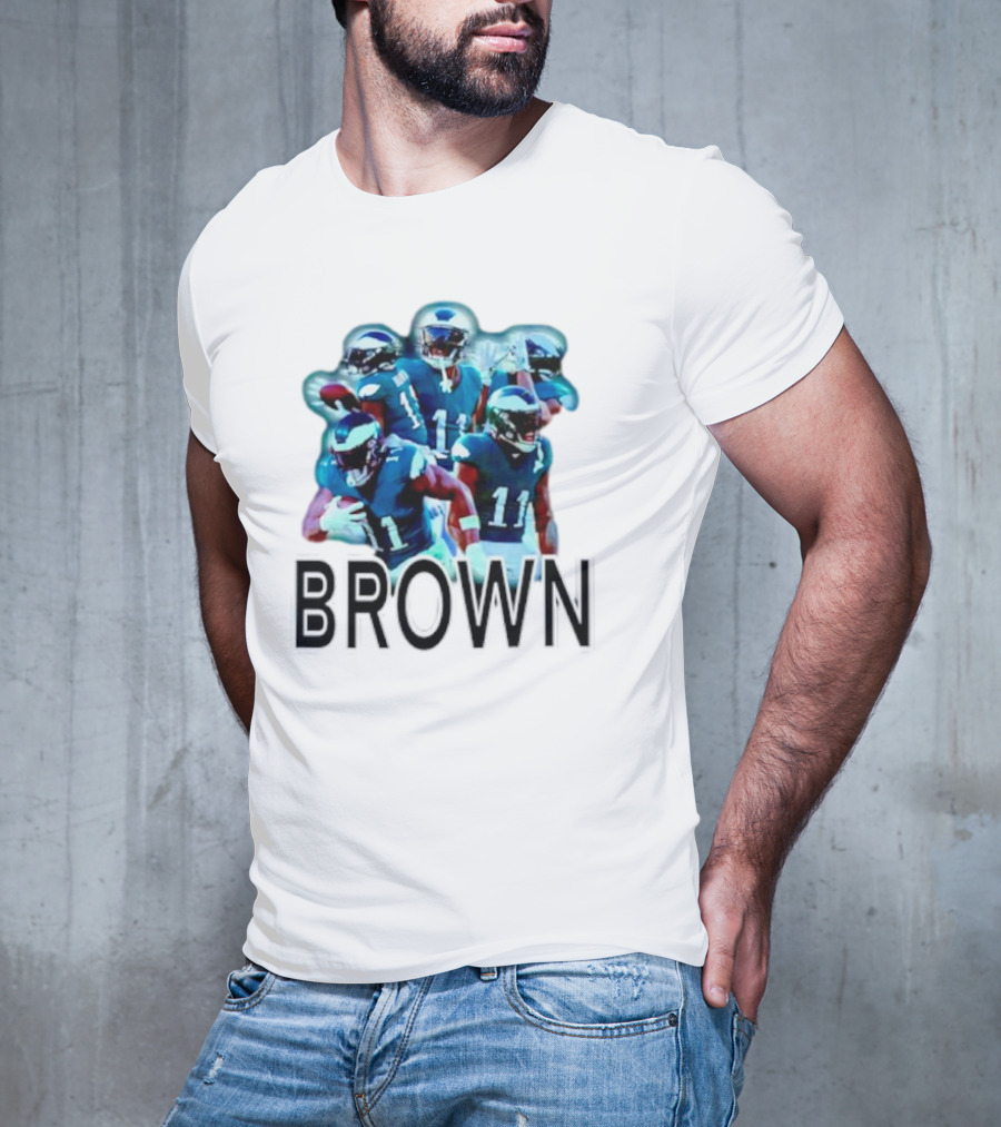 Philadelphia Eagles AJ Brown NFL Football T-Shirt