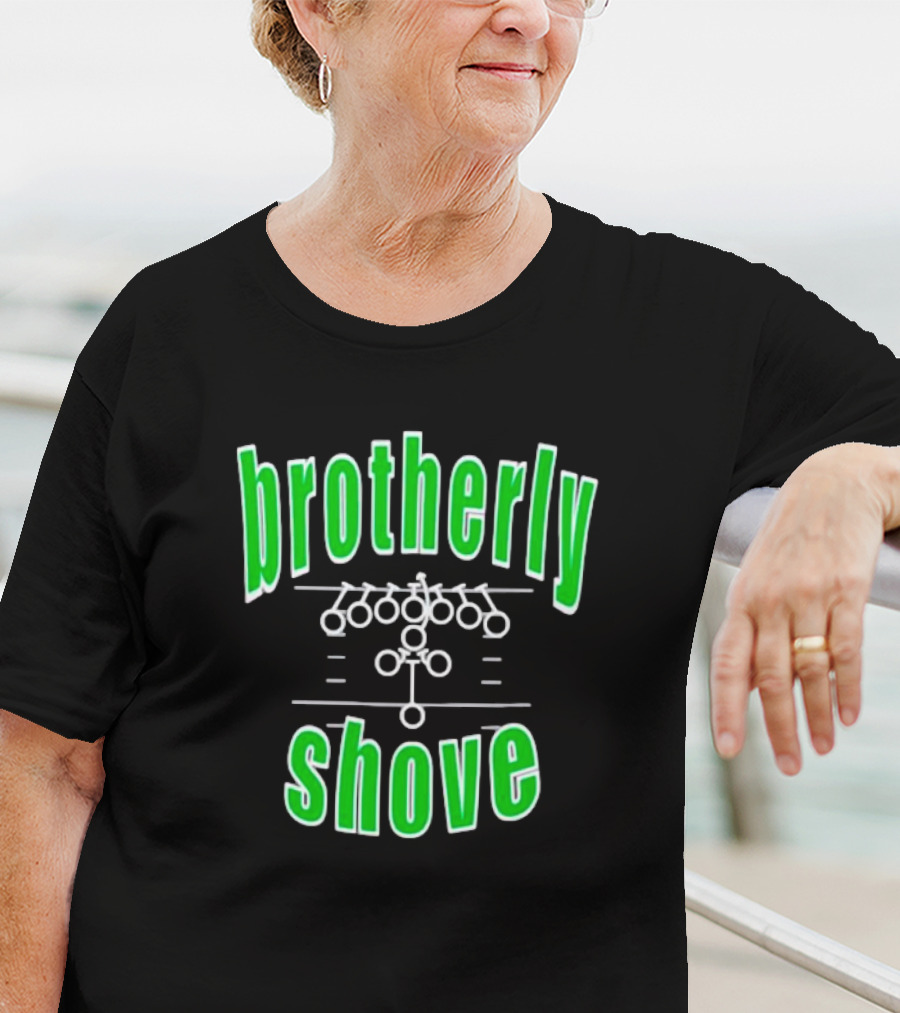 Brotherly Shove Philly Eagles Play Diagram T-Shirt