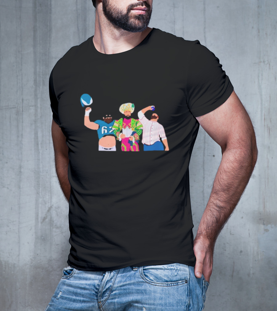 Philly Jason Kelce Iconic Outfits And Cheers T-Shirt