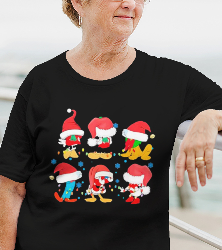Santa Mouse And Friends Holiday Cheer T-Shirt
