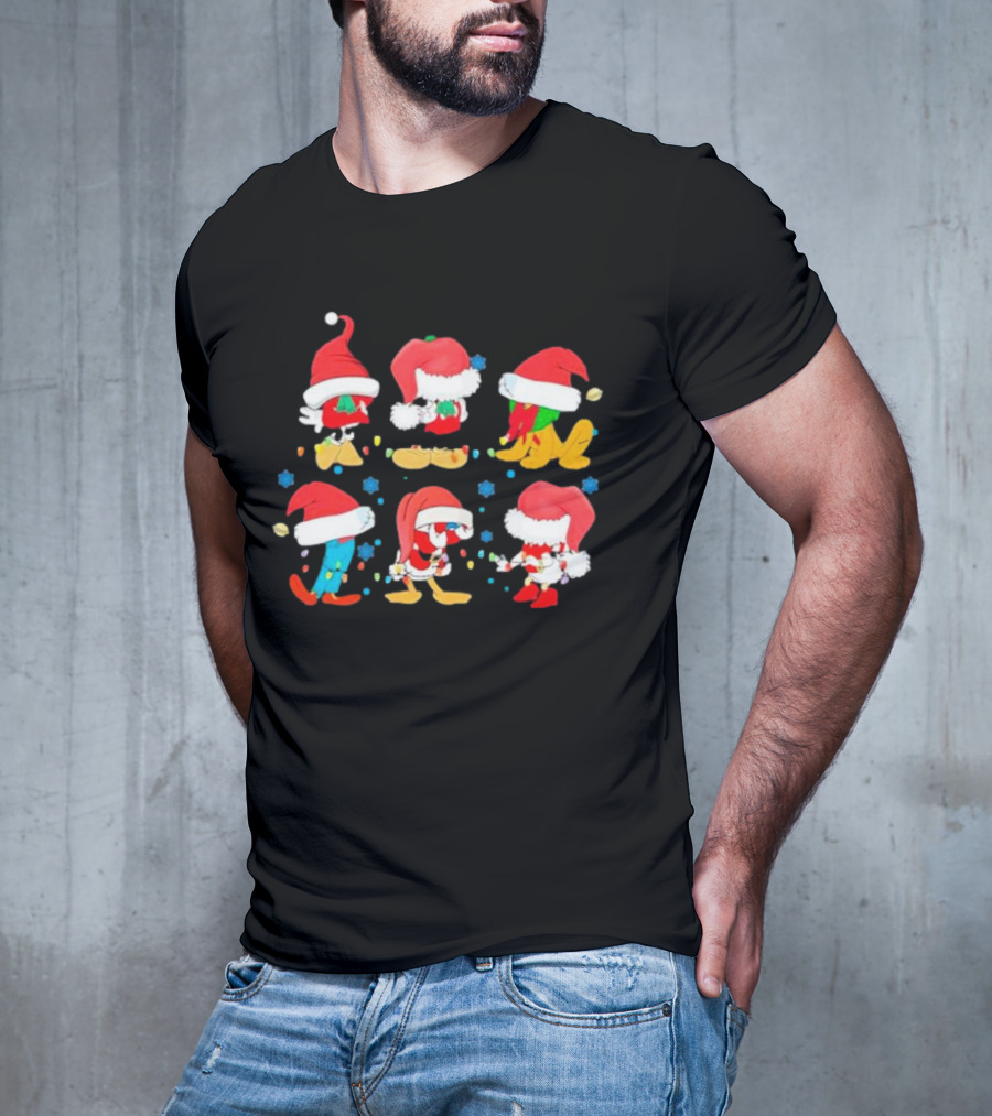 Santa Mouse And Friends Holiday Cheer T-Shirt