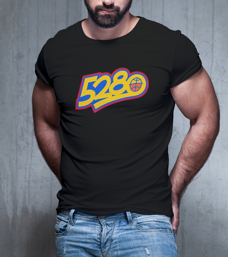 Denver Nuggets 5280 Basketball Team Spirit Mile High City Pride T-Shirt