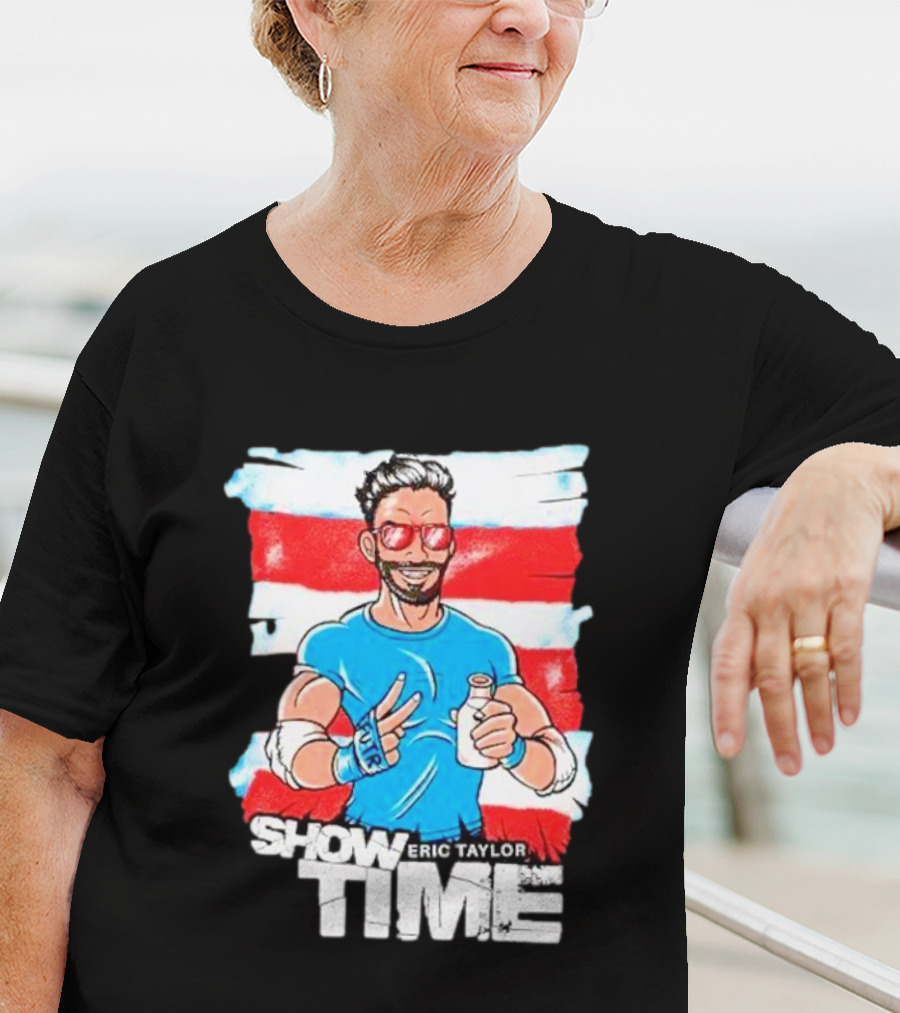 Eric Taylor Show Time Peace Pose And Drink T-Shirt