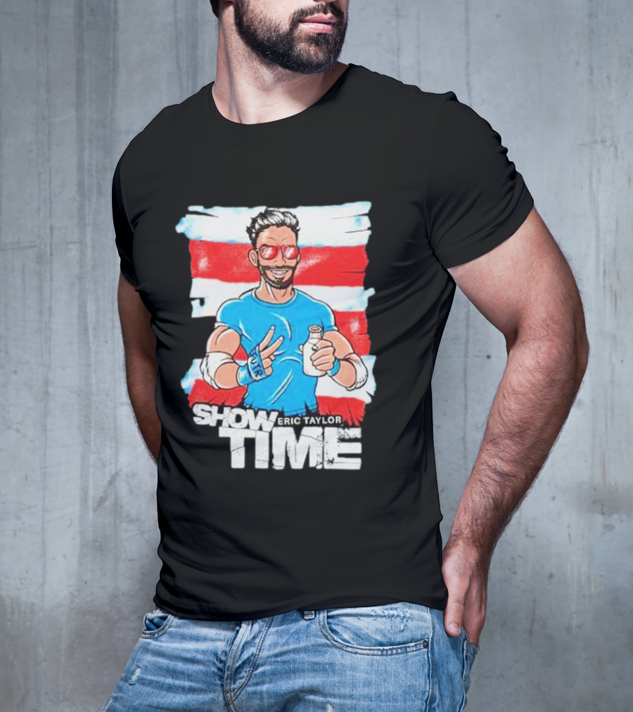 Eric Taylor Show Time Peace Pose And Drink T-Shirt