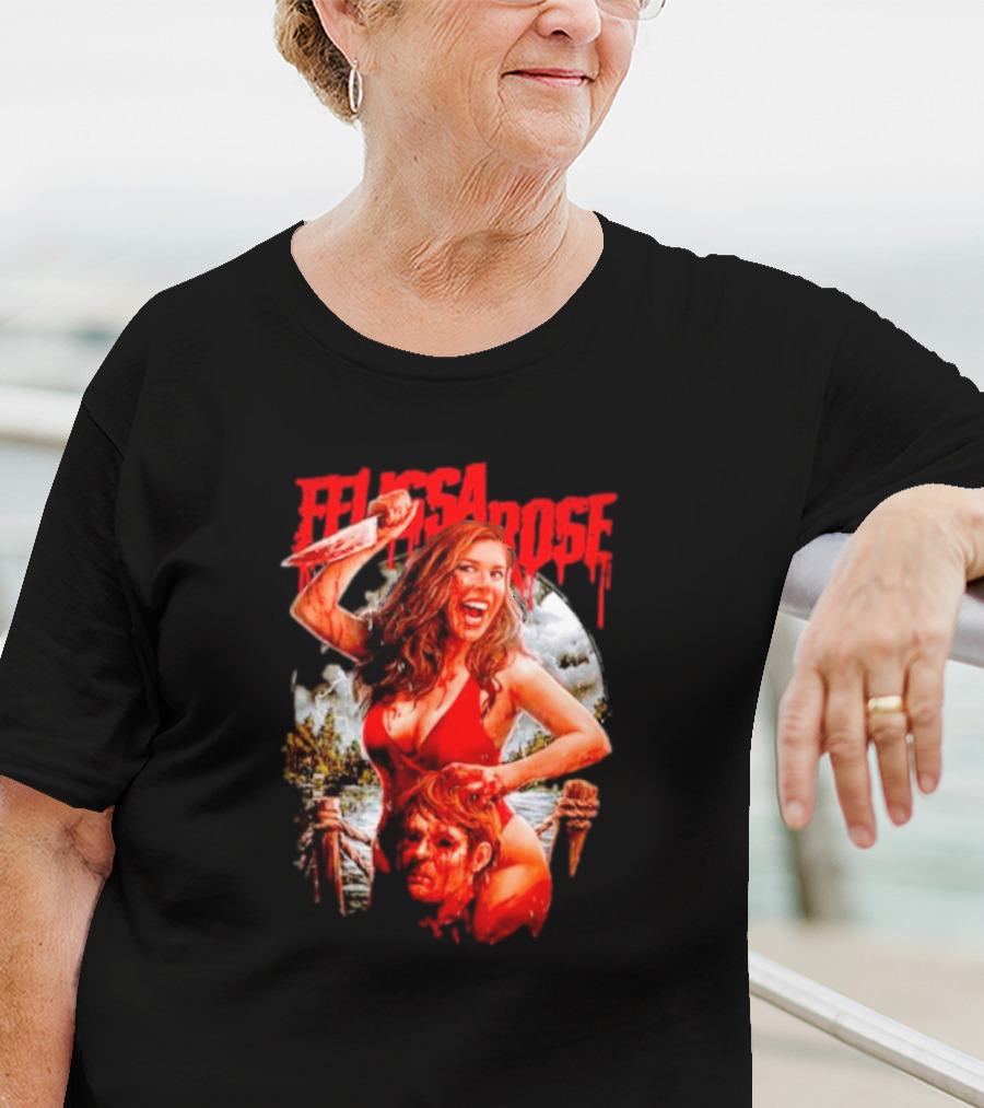 Felissa Rose Off With Your Head Horror Movie T-Shirt