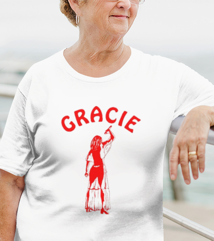 Gracie Abrams Red Silhouette Woman T-Shirt