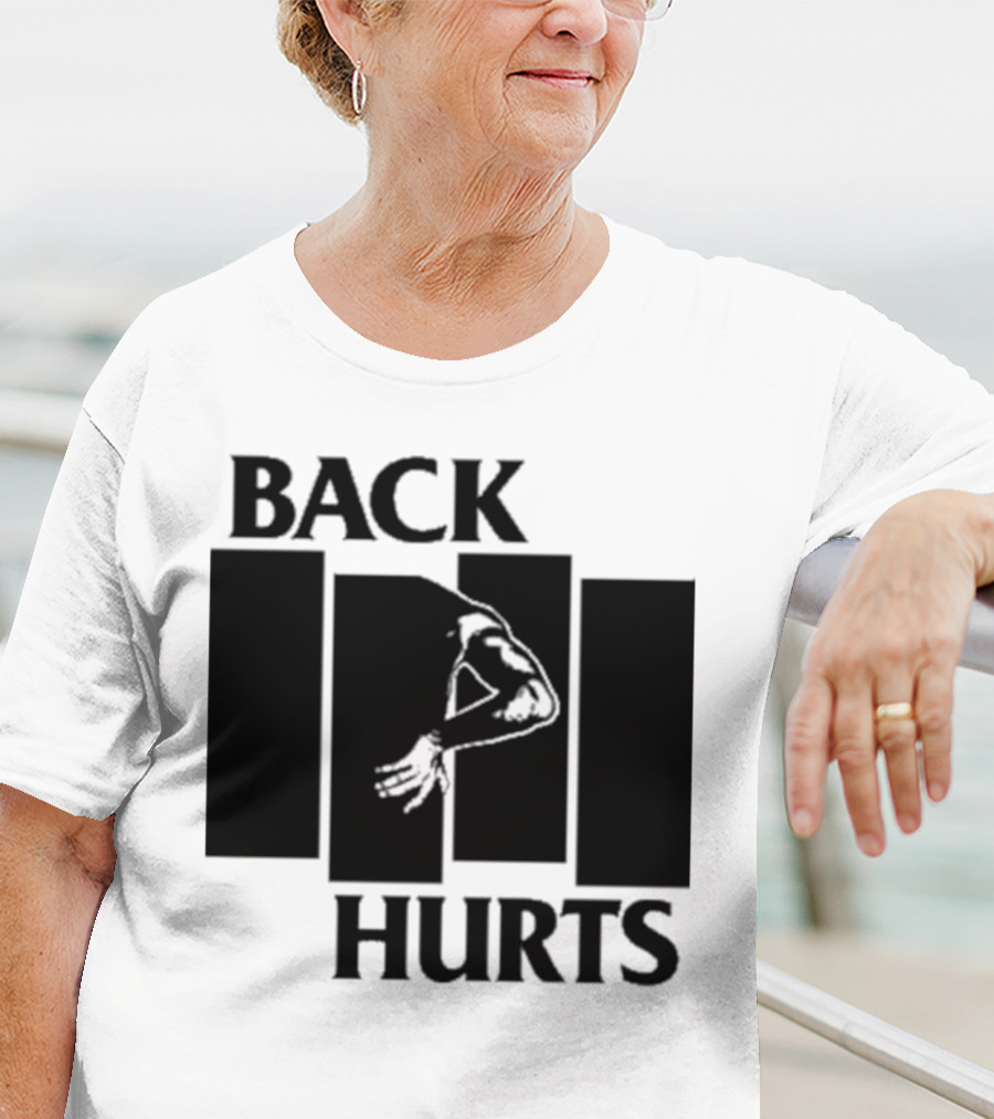 Black Flag Back Hurts T-Shirt