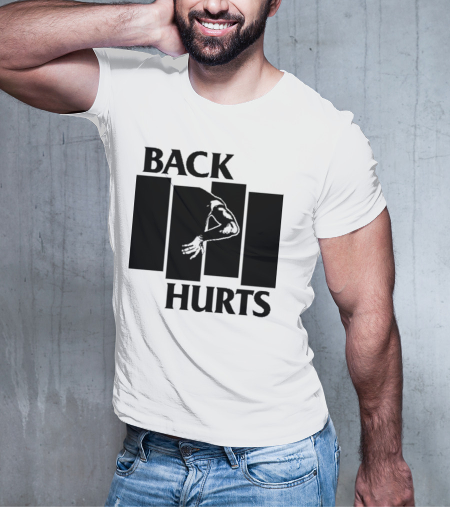 Black Flag Back Hurts T-Shirt