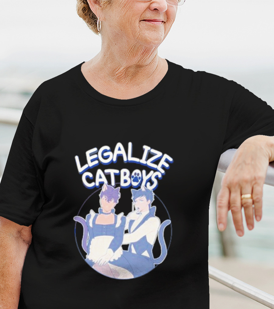 Legalize Catboys Dan And Phil-Inspired Fandom Concept T-Shirt