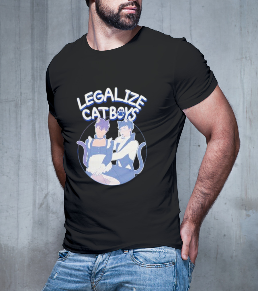 Legalize Catboys Dan And Phil-Inspired Fandom Concept T-Shirt