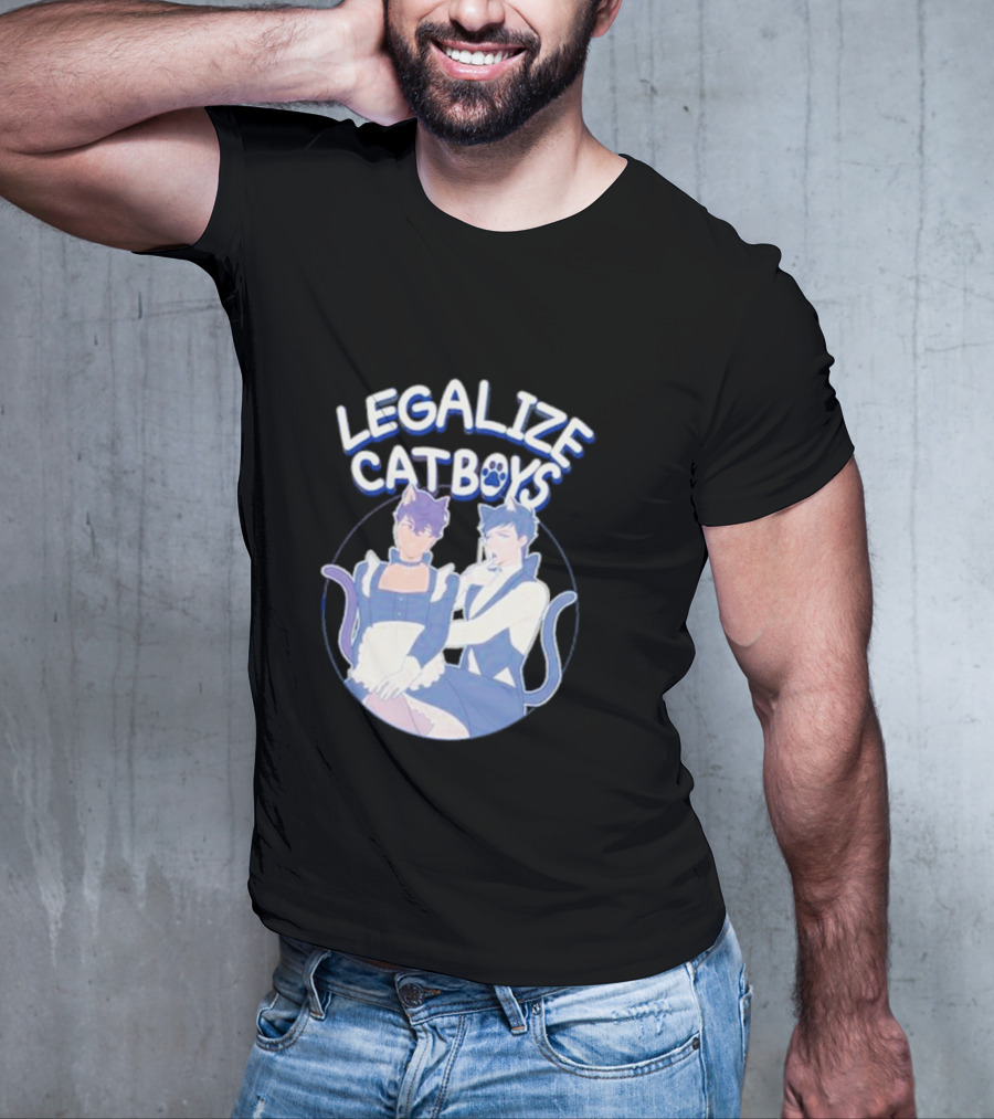 Legalize Catboys Dan And Phil-Inspired Fandom Concept T-Shirt