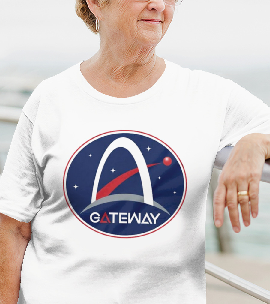 Gateway Program NASA Inspired St. Louis Arch T-Shirt