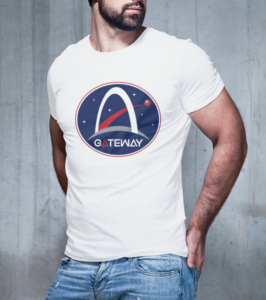 Gateway Program NASA Inspired St. Louis Arch T-Shirt