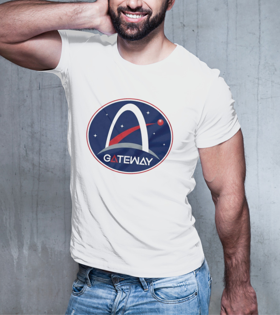 Gateway Program NASA Inspired St. Louis Arch T-Shirt