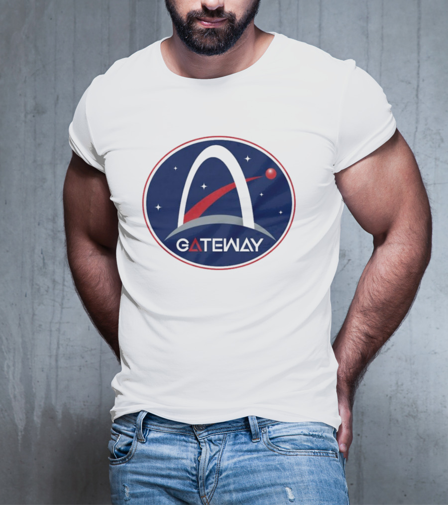 Gateway Program NASA Inspired St. Louis Arch T-Shirt
