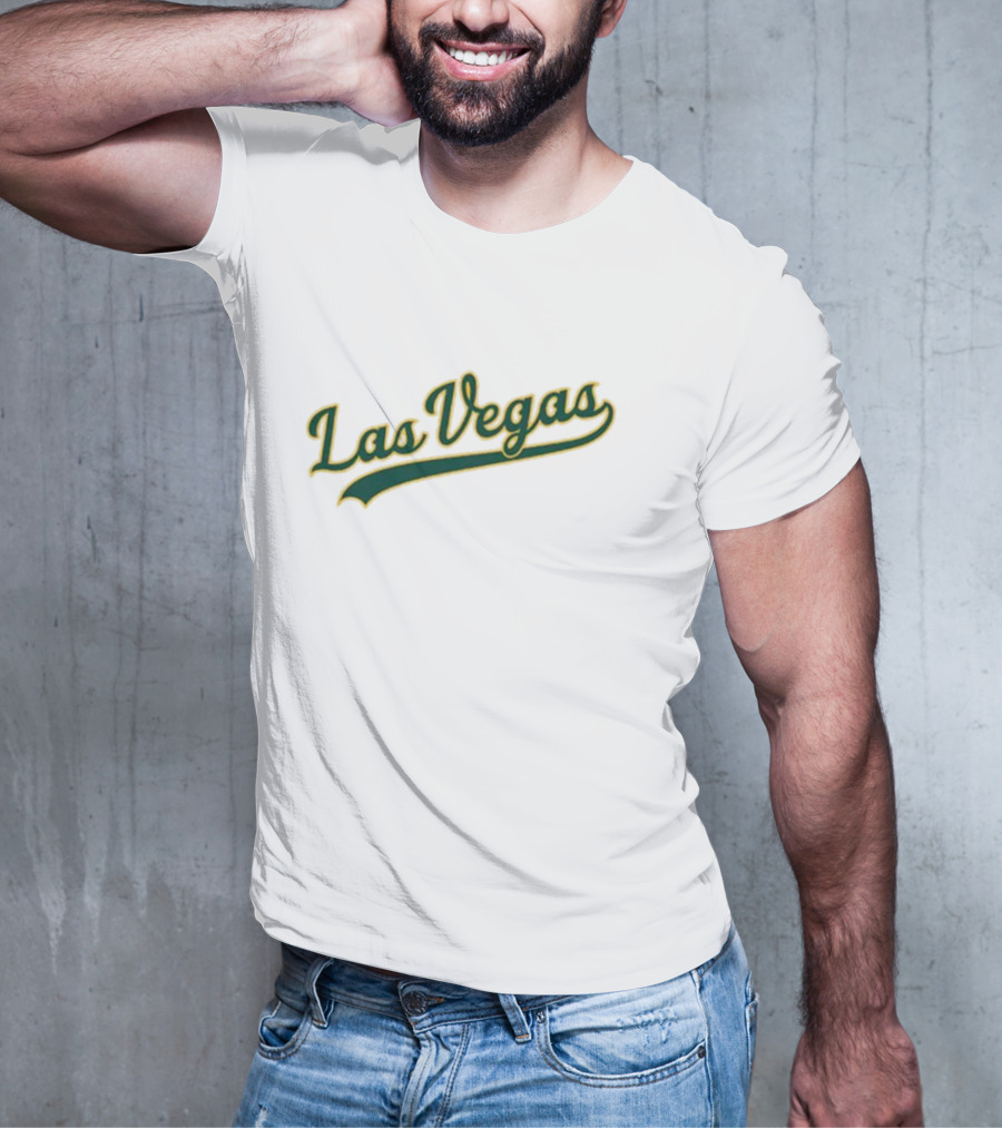 Las Vegas Baseball Script T-Shirt