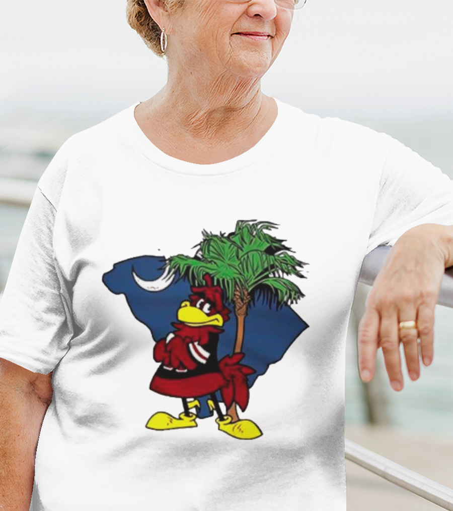 South Carolina Gamecocks Palmetto Moon Mascot T-Shirt