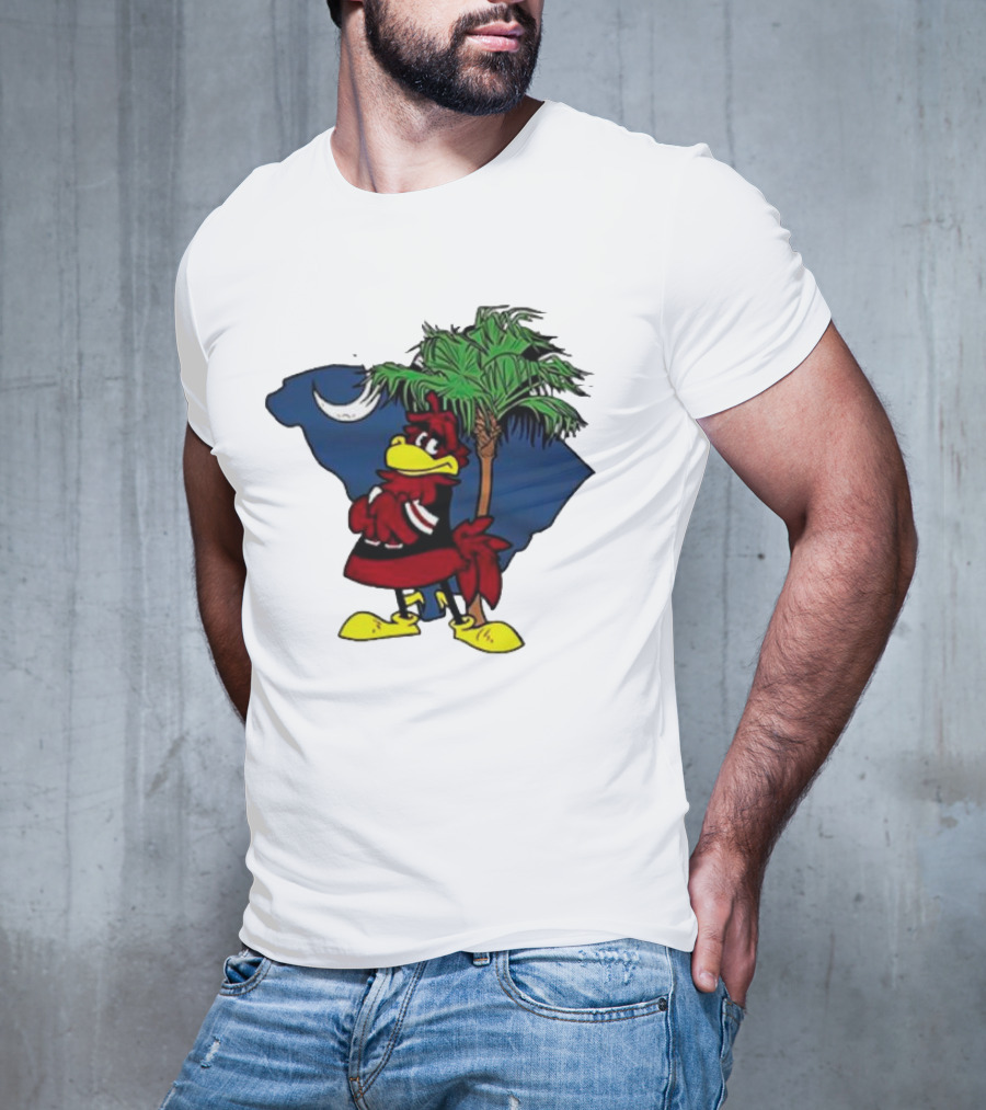 South Carolina Gamecocks Palmetto Moon Mascot T-Shirt