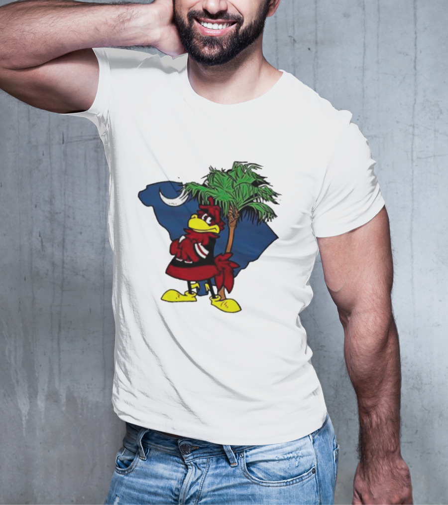 South Carolina Gamecocks Palmetto Moon Mascot T-Shirt
