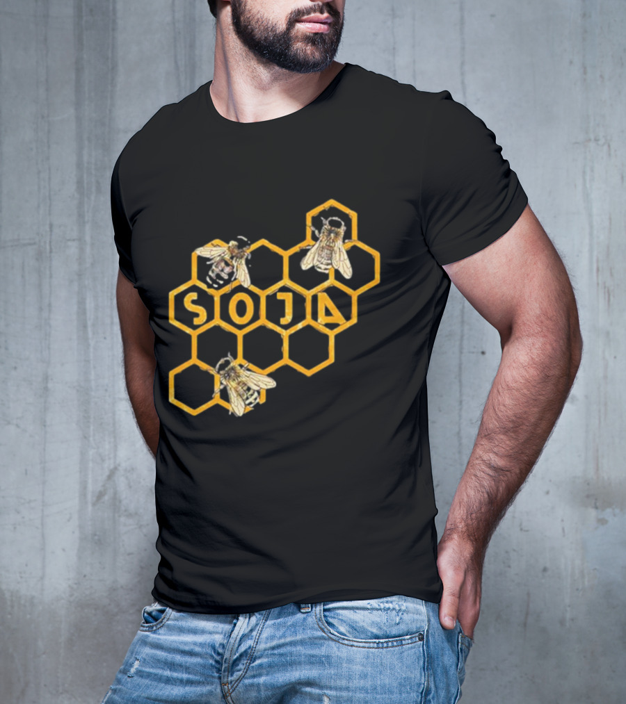 SOJA Bee Honeycomb T-Shirt