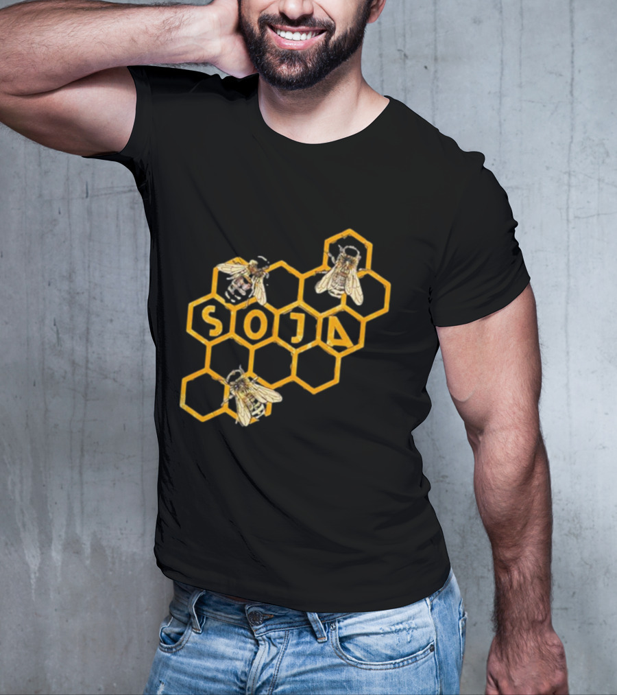 SOJA Bee Honeycomb T-Shirt
