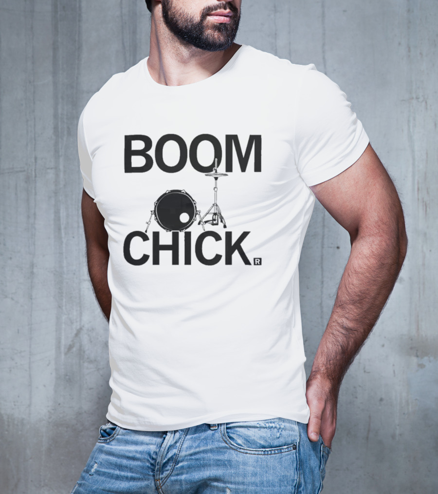 Boom Chick Drums Band Music T-Shirt