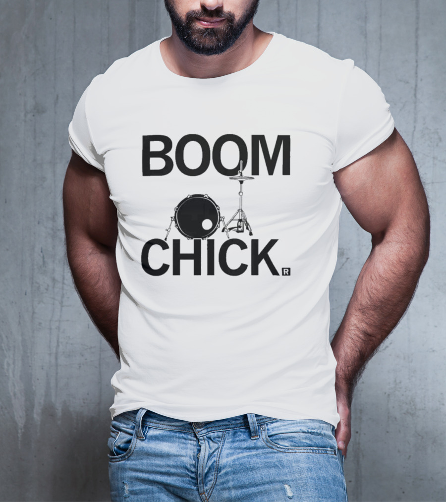 Boom Chick Drums Band Music T-Shirt