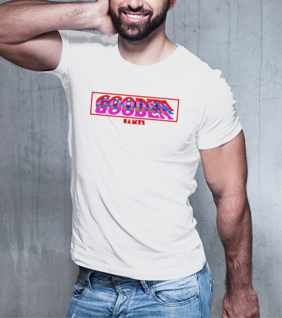 Drew Gooden Merch Gooden Games Glitch Text T-Shirt