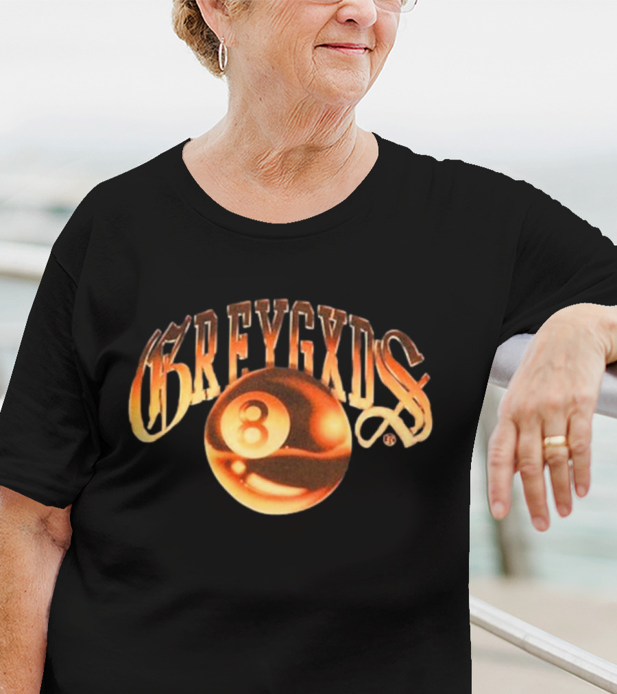 Greygods Vintage Number 8 Ball T-Shirt